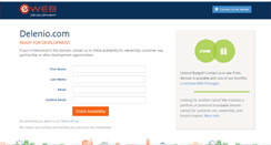Desktop Screenshot of delenio.com