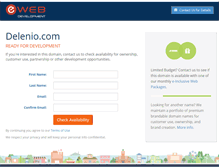 Tablet Screenshot of delenio.com